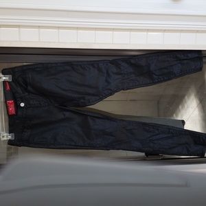 Lucky Brand the Edgy Jean Charlie Super Skinny Black Stretch